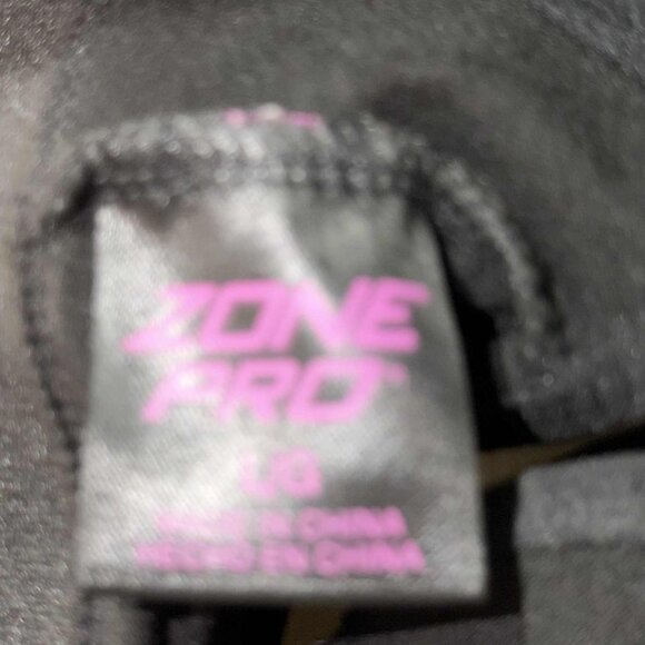 TWO NWOT Zone Pro Sports Bras - Grey and Black, SIZE LARGE - Picture 3 of 10